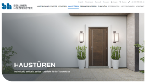 Die Eingangstür als Visitenkarte des Hauses: Wie lassen sich Ästhetik und Funktionalität verbinden? - Oft gelesen - Haustueren berlinerholzfenster.de