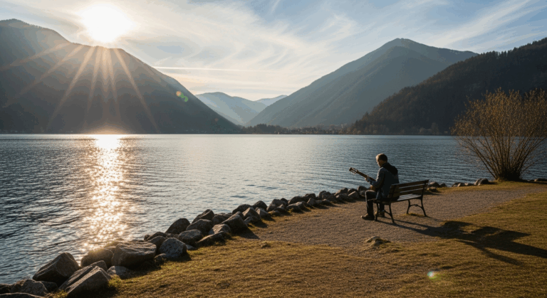 Orte für entspannte Kreativität mit der Gitarre
